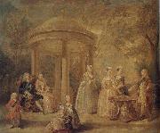 William Hogarth The Family of George china oil painting artist